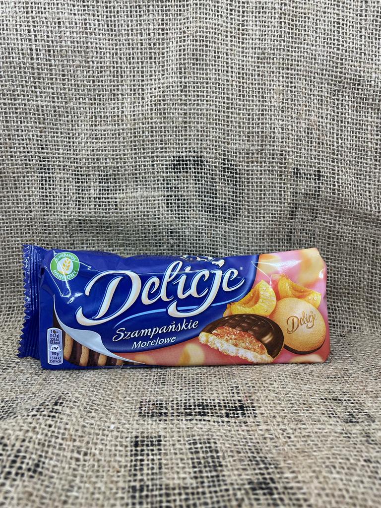 Delicje Szampanskie Morelowe 147g