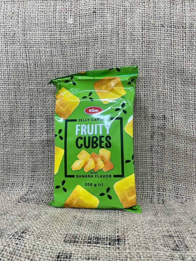 Fruity Cubes Banana Klim 200g