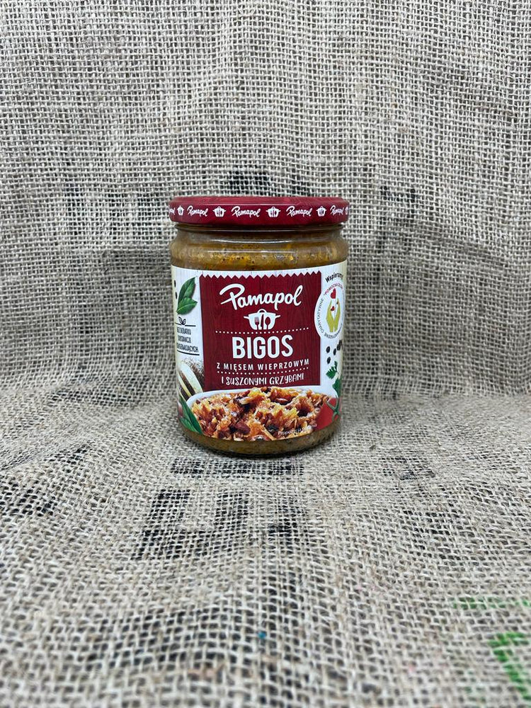 Bigos z miesem wieprzowym Pamapol 500g