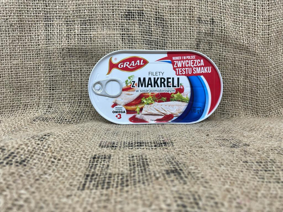 Makrel w sosie pomidorowym Graal 170g