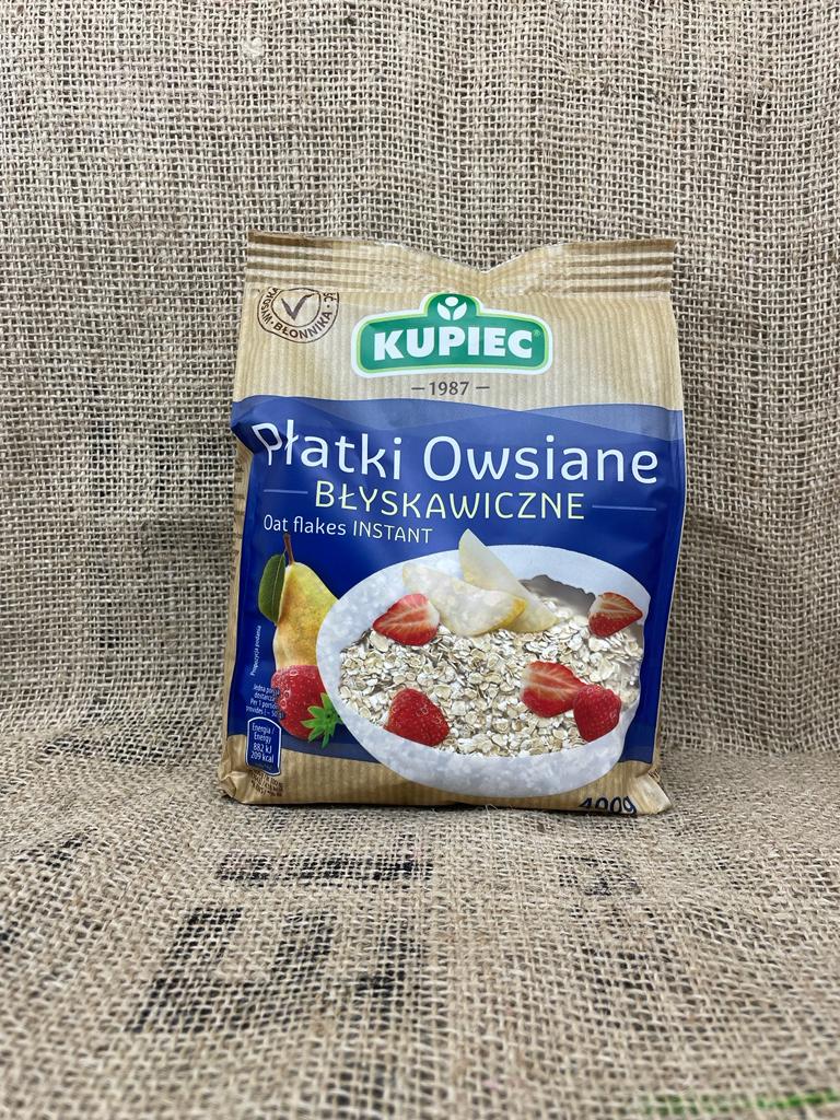 Platki Owsiane Blyskawiczne Kupiec 400g