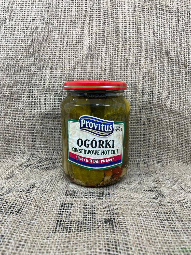 Ogorki konserwowe Hot Chilli Provitus 640ml