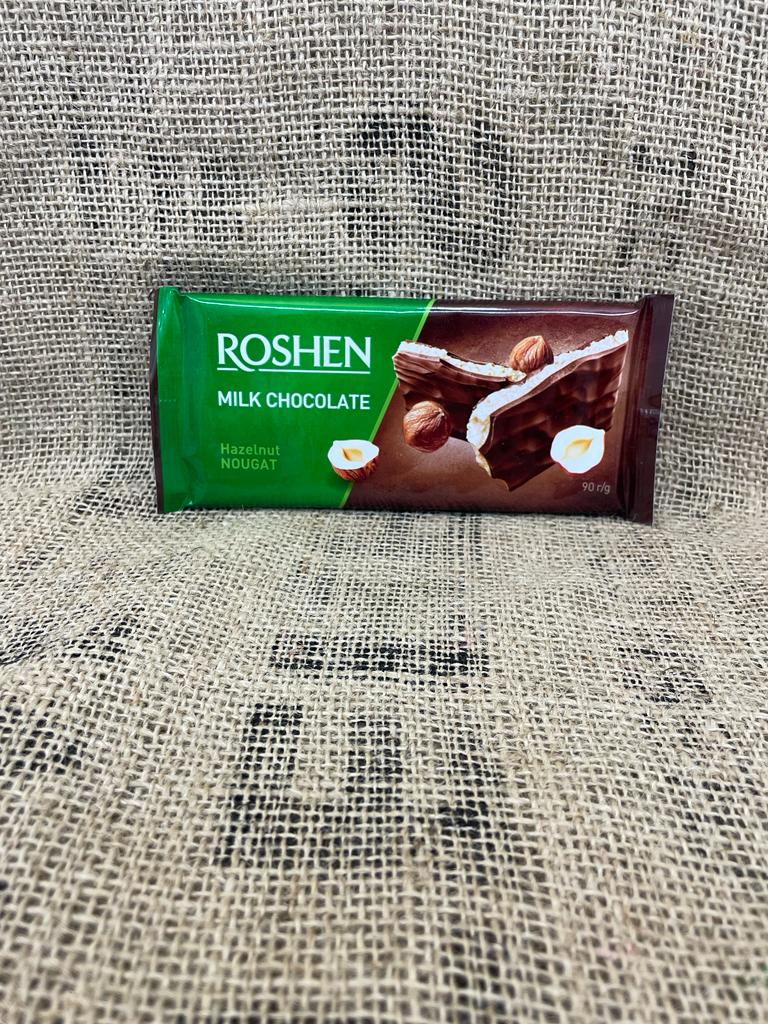 Hazelnut milk chocolate Roshen 90g