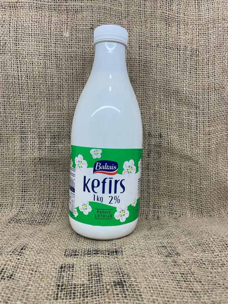 Kefirs 2% Baltais 1000ml