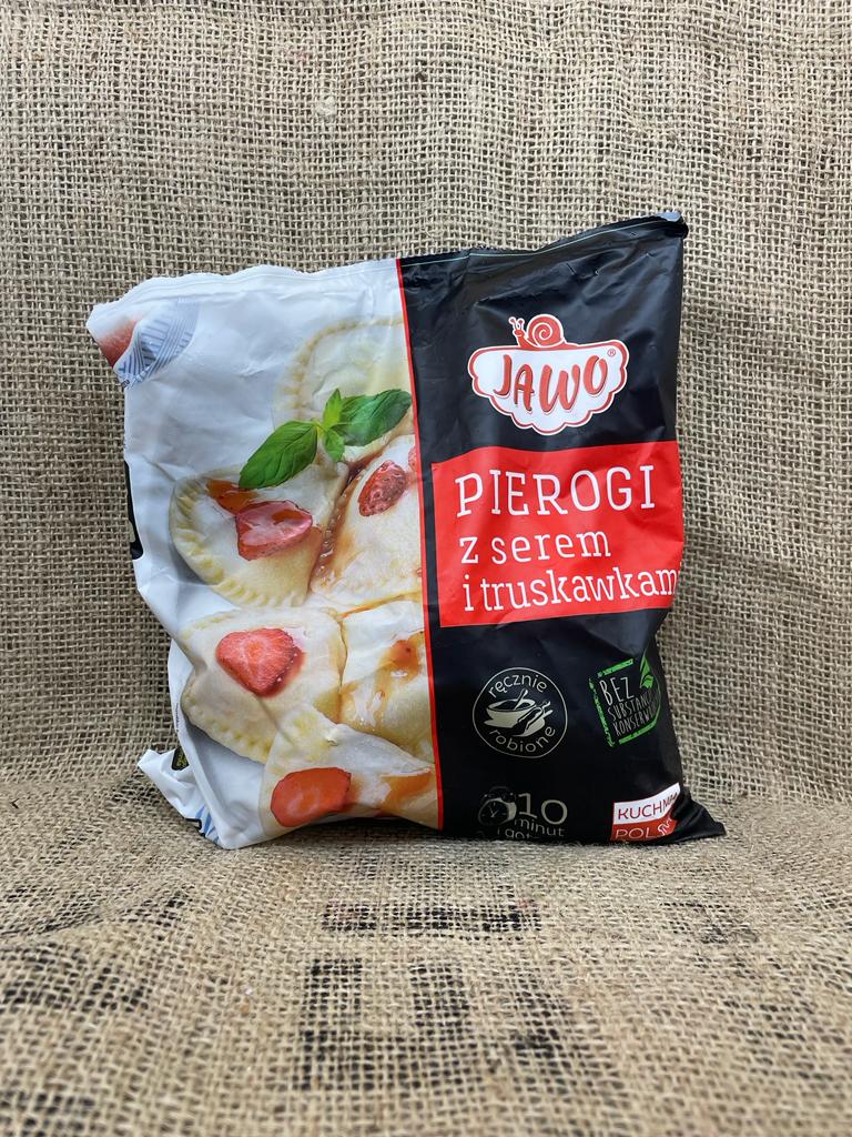 Pierogi z Serem i Truskawkami Jawo 450g