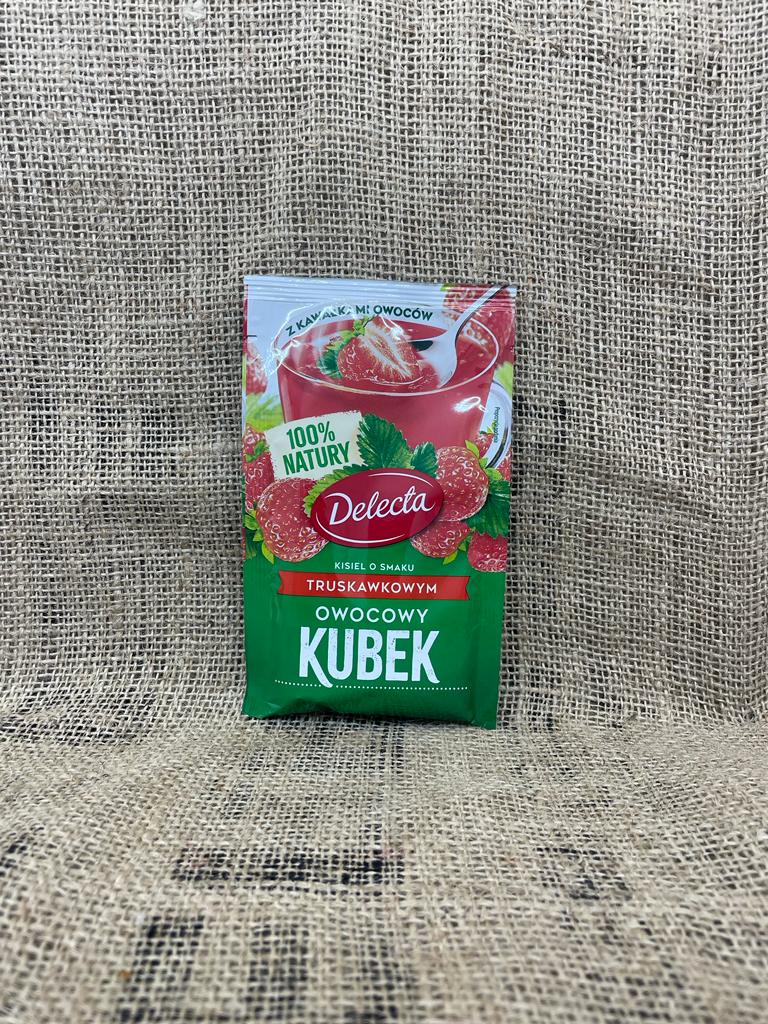 Kisel o Smaku Truskawkowym Kubek Delecta 30g