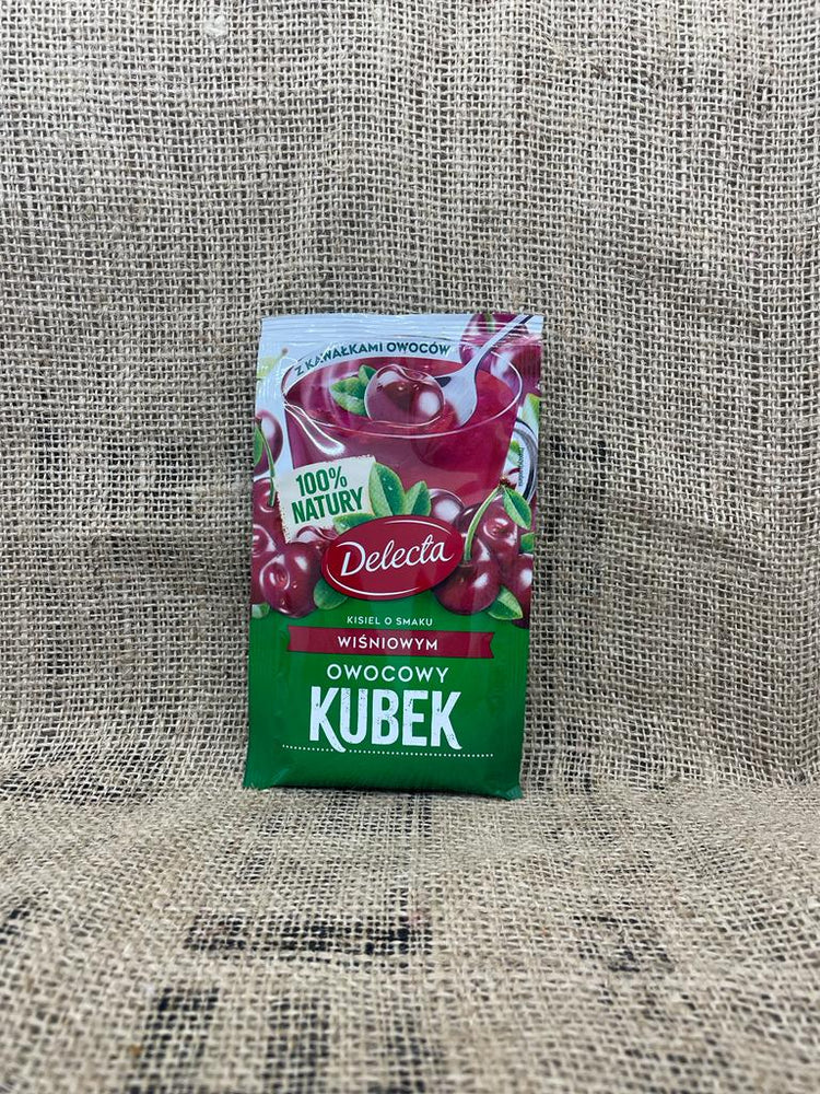 Kisel o Smaku Wisniowym Kubek Delecta 30g